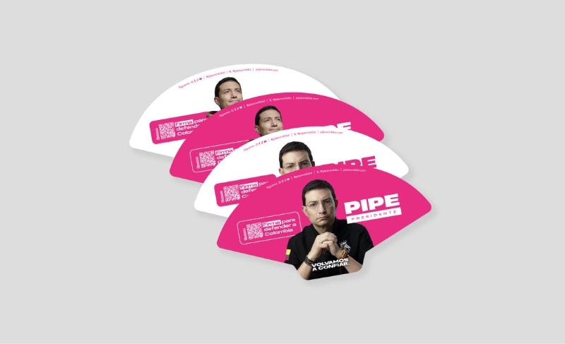 Recurso de campaña Abanicos