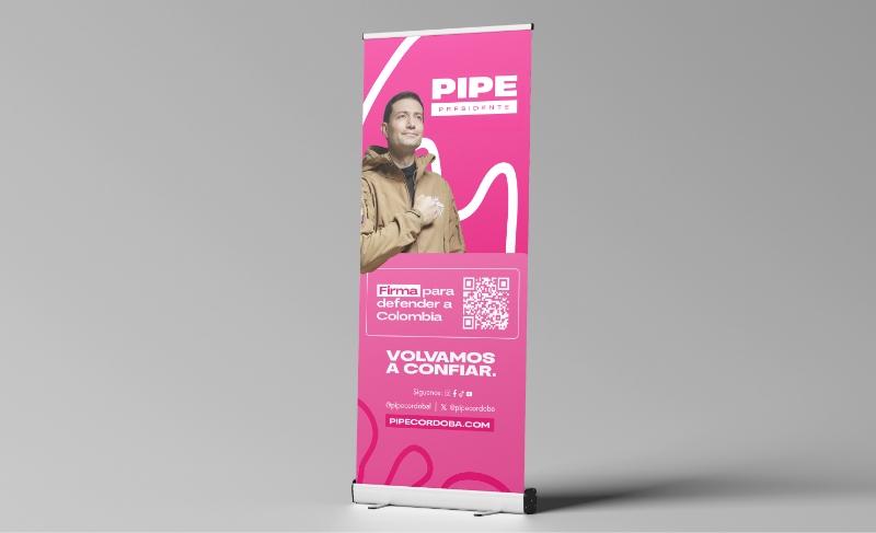 Recurso de campaña Pendones